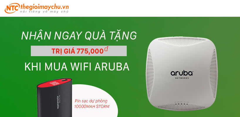 MUA WIFI ARUBA TẠI WWW.THEGIOIMAYCHU.VN NHẬN NGAY PHẦN QUÀ TRỊ GIÁ 775.000 VNĐ.